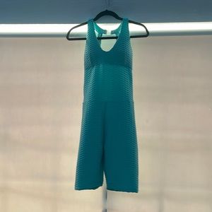 Teal exercise jumper